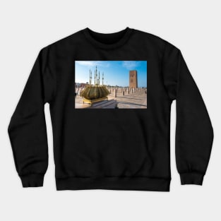 Hassan Tower in Rabat, Morocco Crewneck Sweatshirt